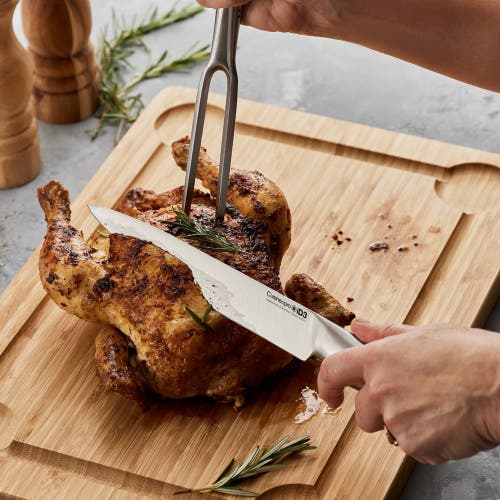 Cuisine::pro Id3 Carving Knife Set In Silver