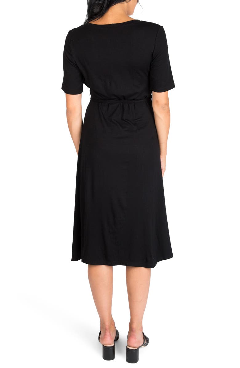 Nom Maternity Maya Maternity/Nursing Wrap Dress, Main, color,