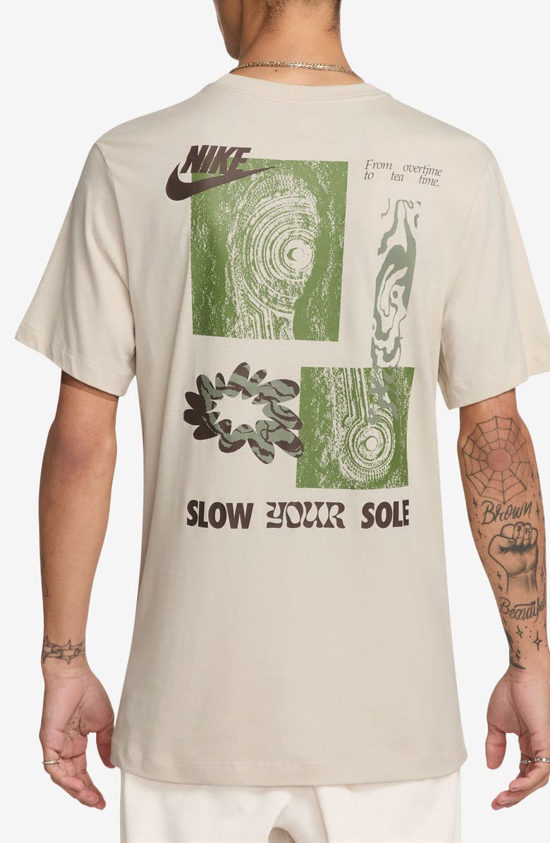 Nike Sportswear Club Slow your Sole Graphic T-Shirt, Alternate, color,