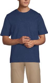 Lands' End Super-T Short Sleeve T-Shirt with Pocket