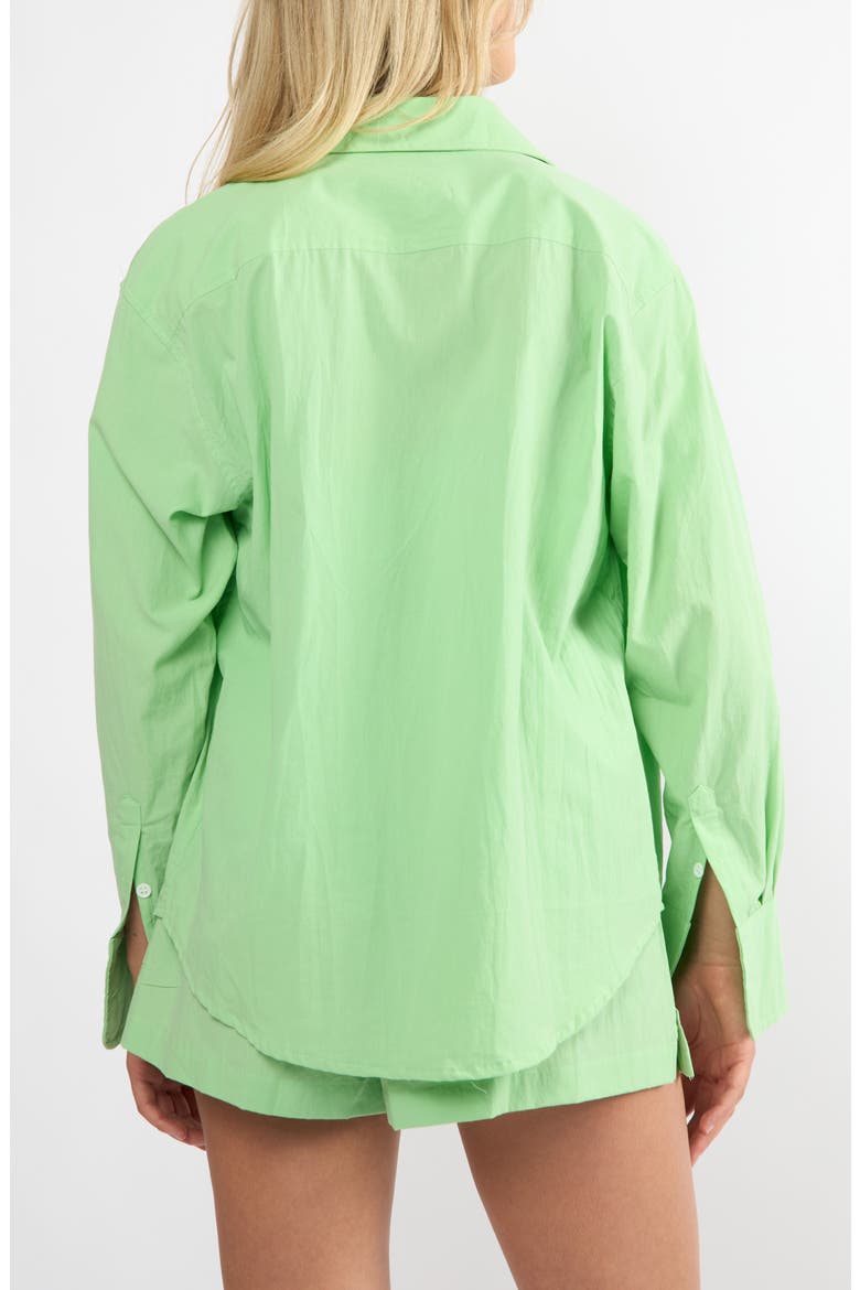 The Everyday Boyfriend Shirt, Alternate, color, GREEN