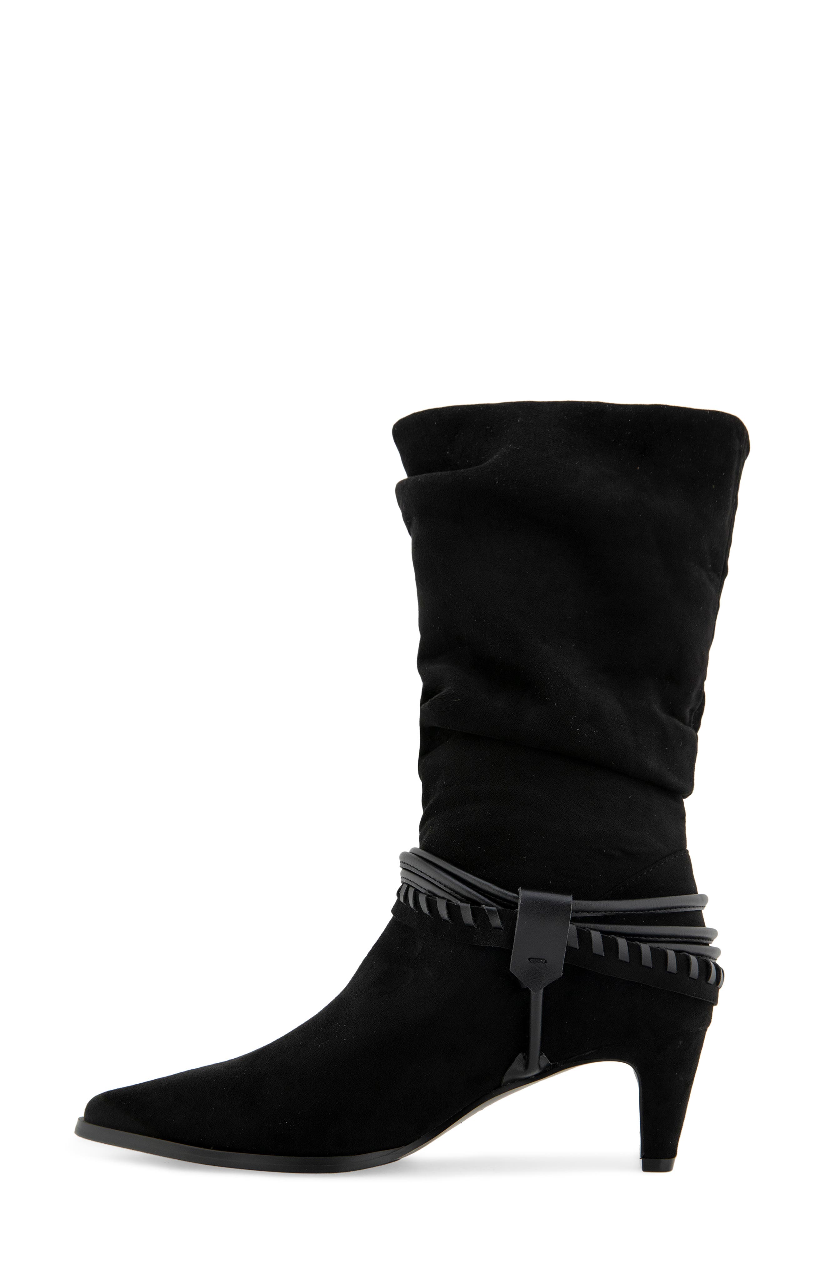 Nicole Boot, Alternate, color, BLACK FAUX SUEDE