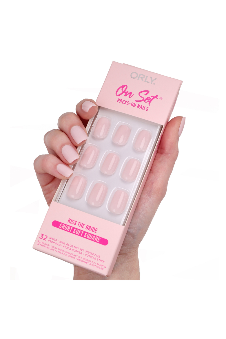 Kiss The Bride Press-On Nails, Alternate, color, Solid