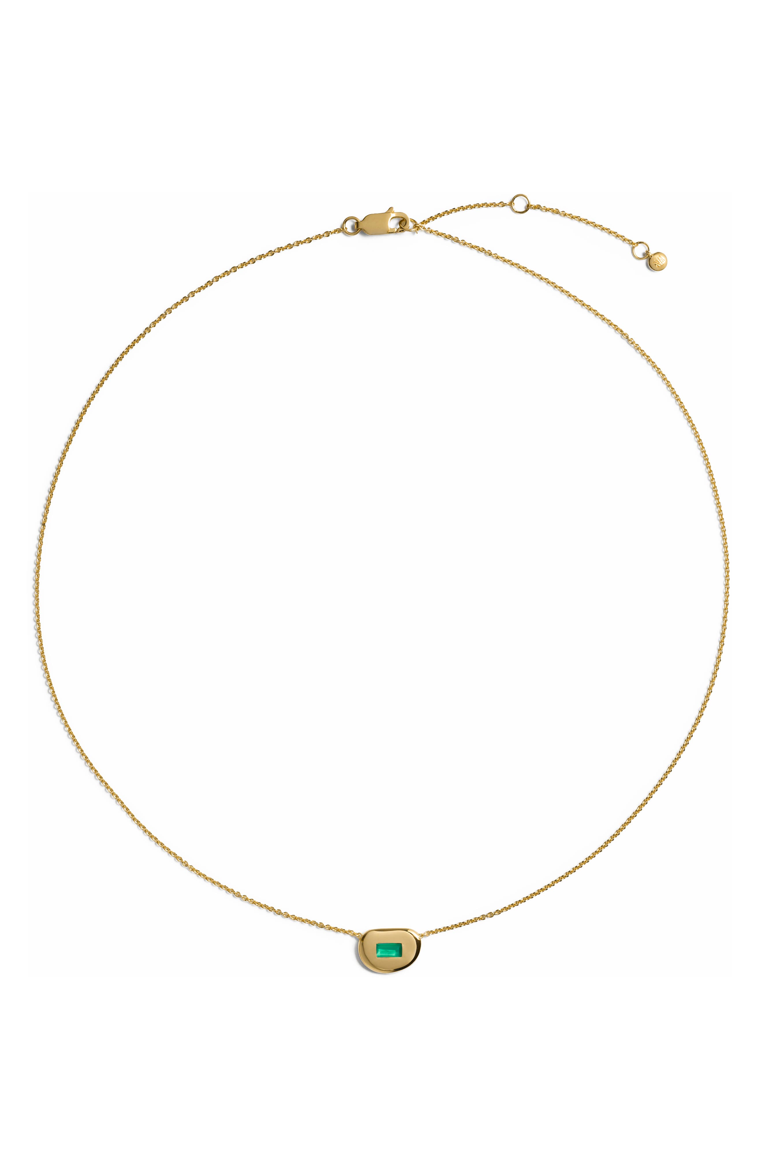 18K GOLD VERMEIL / GREEN ONYX