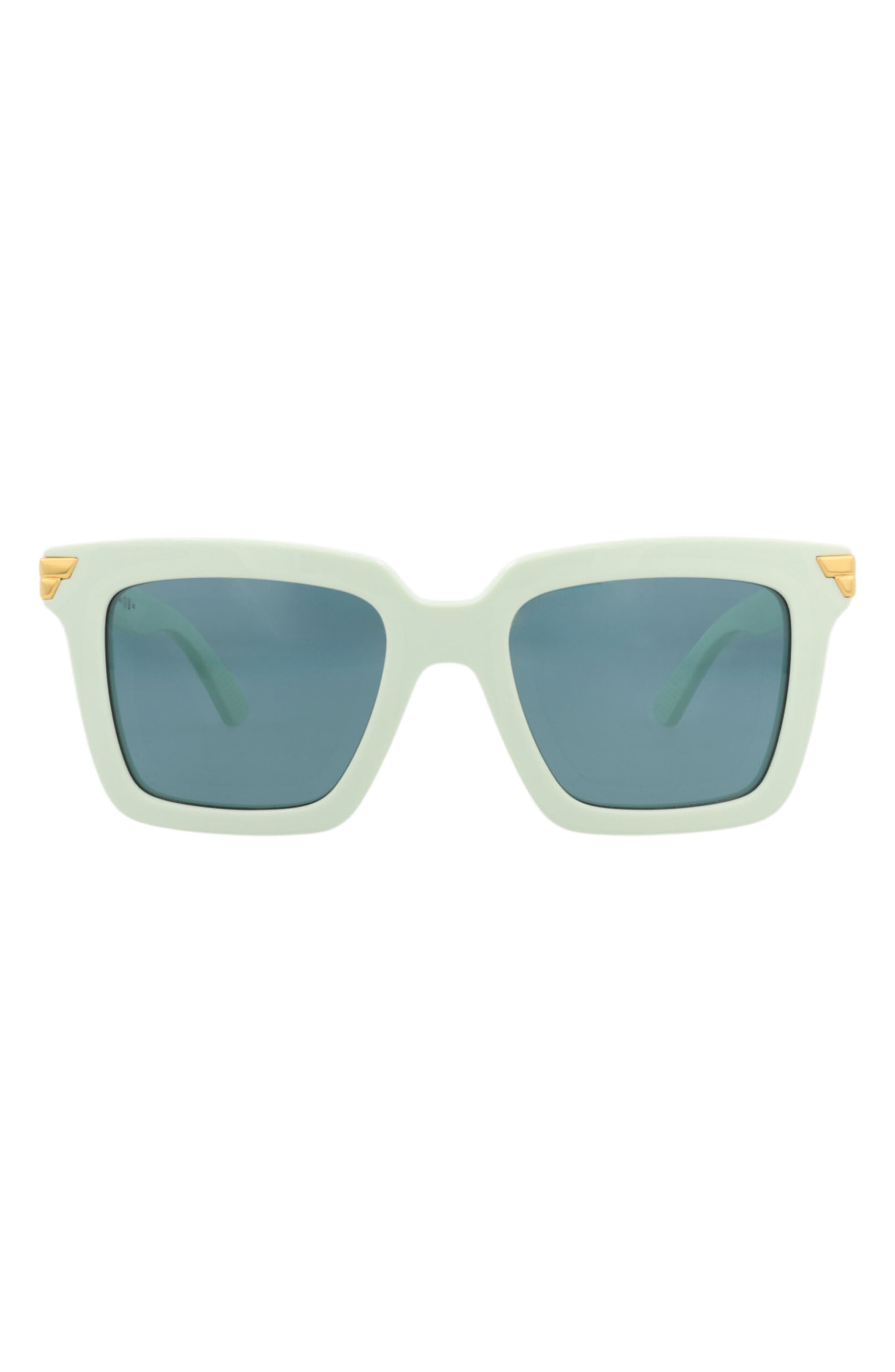 53mm Polarized Square Sunglasses