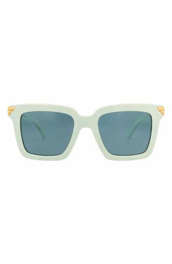 53mm Polarized Square Sunglasses