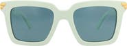 Bottega Veneta 53mm Polarized Square Sunglasses