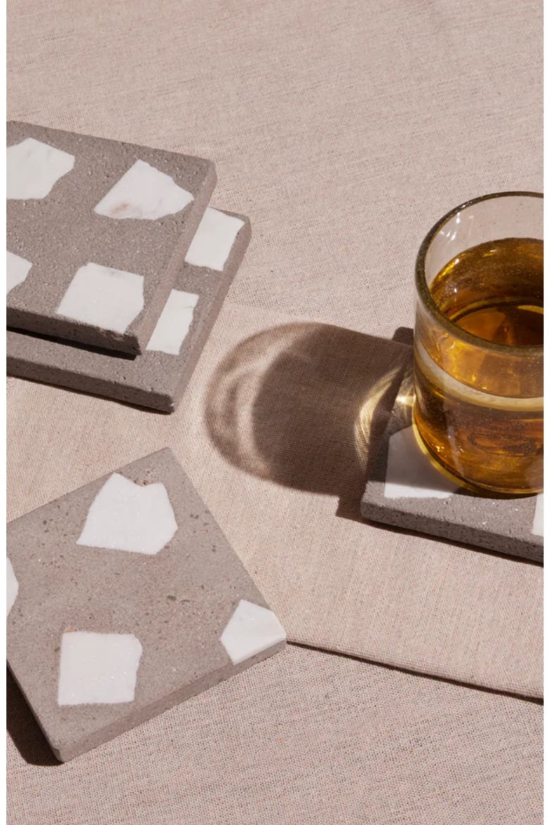 Piso Coasters - Set of 4, Alternate, color, Grey