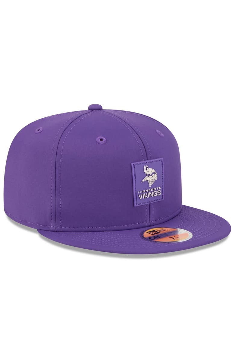 New Era Men's New Era Purple Minnesota Vikings 2025 Sideline  59FIFTY Fitted Hat, Alternate, color, Purple