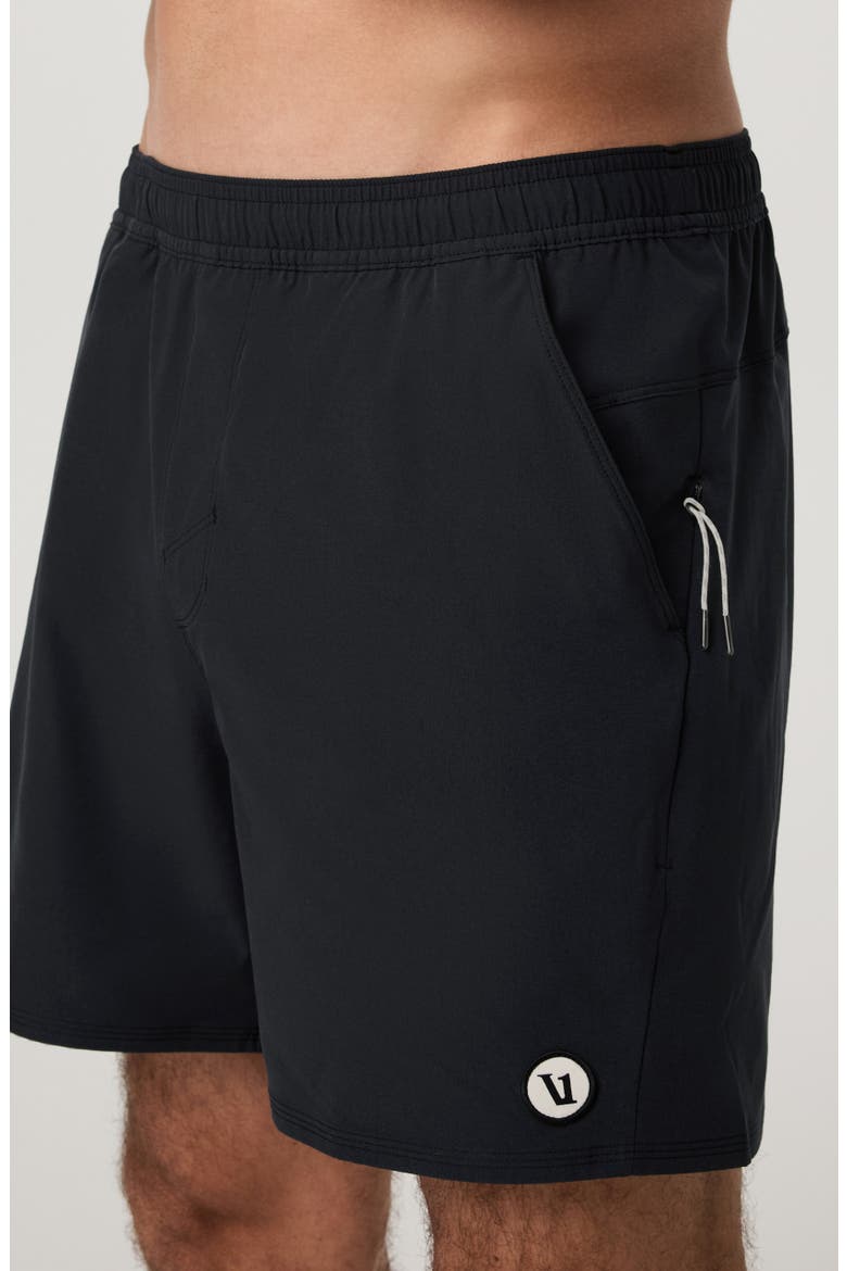 Maverick Lined Hybrid Volley Shorts, Alternate, color, BLACK