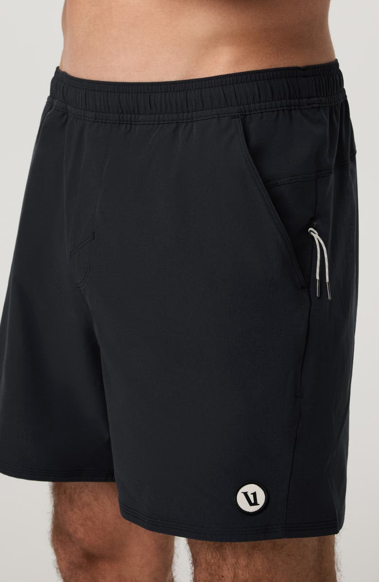 Vuori Maverick Lined Hybrid Volley Shorts, Alternate, color, Black