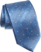 David Donahue Dot Silk Tie