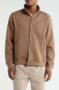 Kenneth Cole Snap Front Fleece Jacket