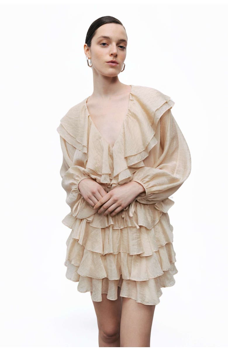 Nocturne Frilled Mini Skirt, Alternate, color, 