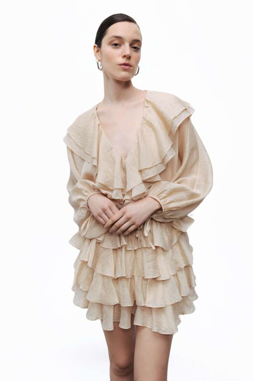 NOCTURNE NOCTURNE FRILLED MINI SKIRT