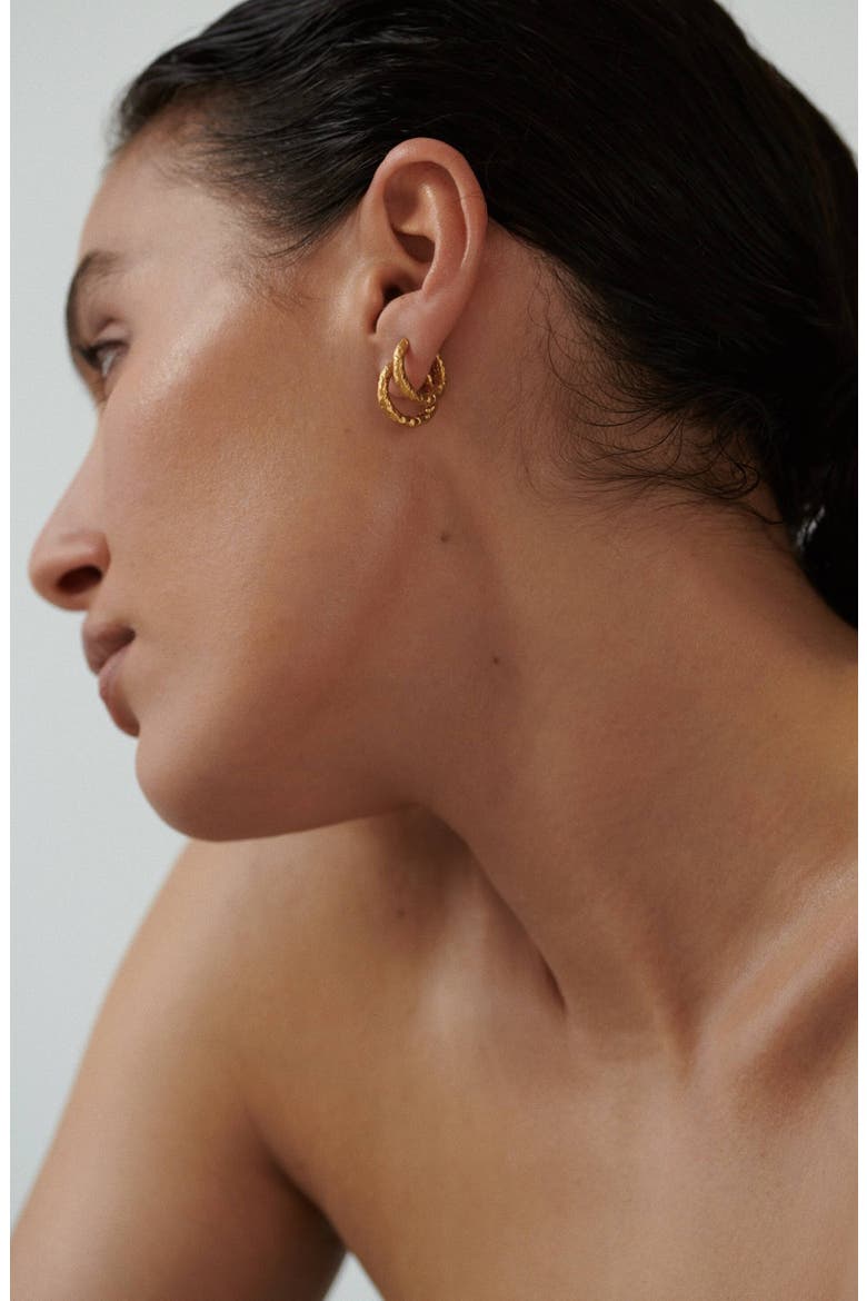Mid Hoop Gold, Alternate, color, Gold