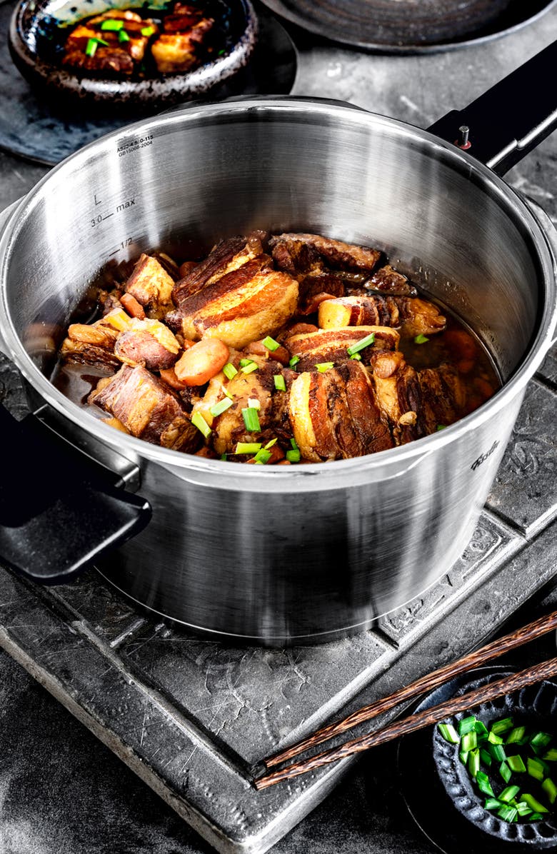 Fissler Vitaquick Premium Pressure Cooker Set and Glass Lid, Alternate, color,