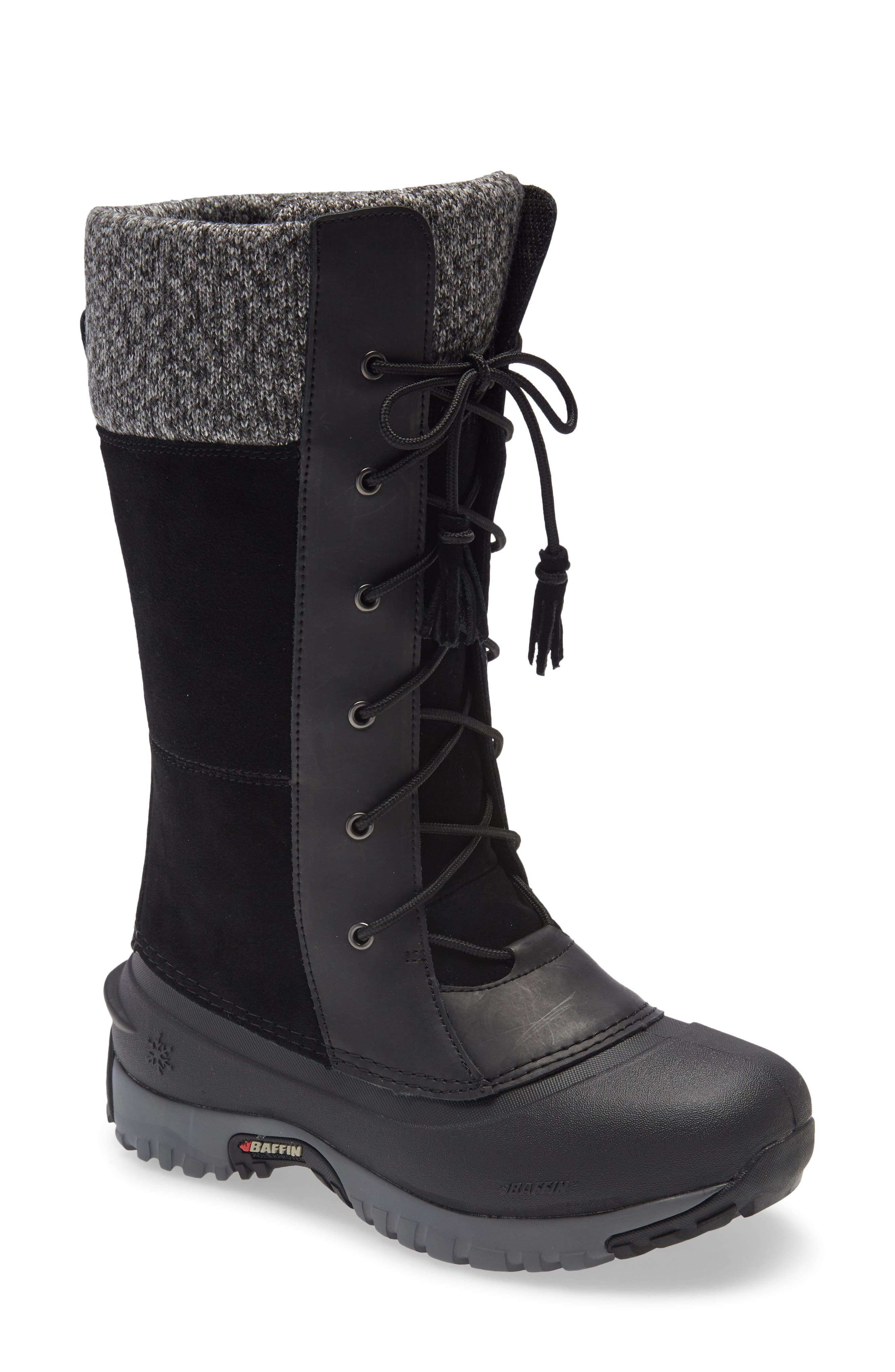 Baffin Dana Waterproof Boot, Main, color, Black