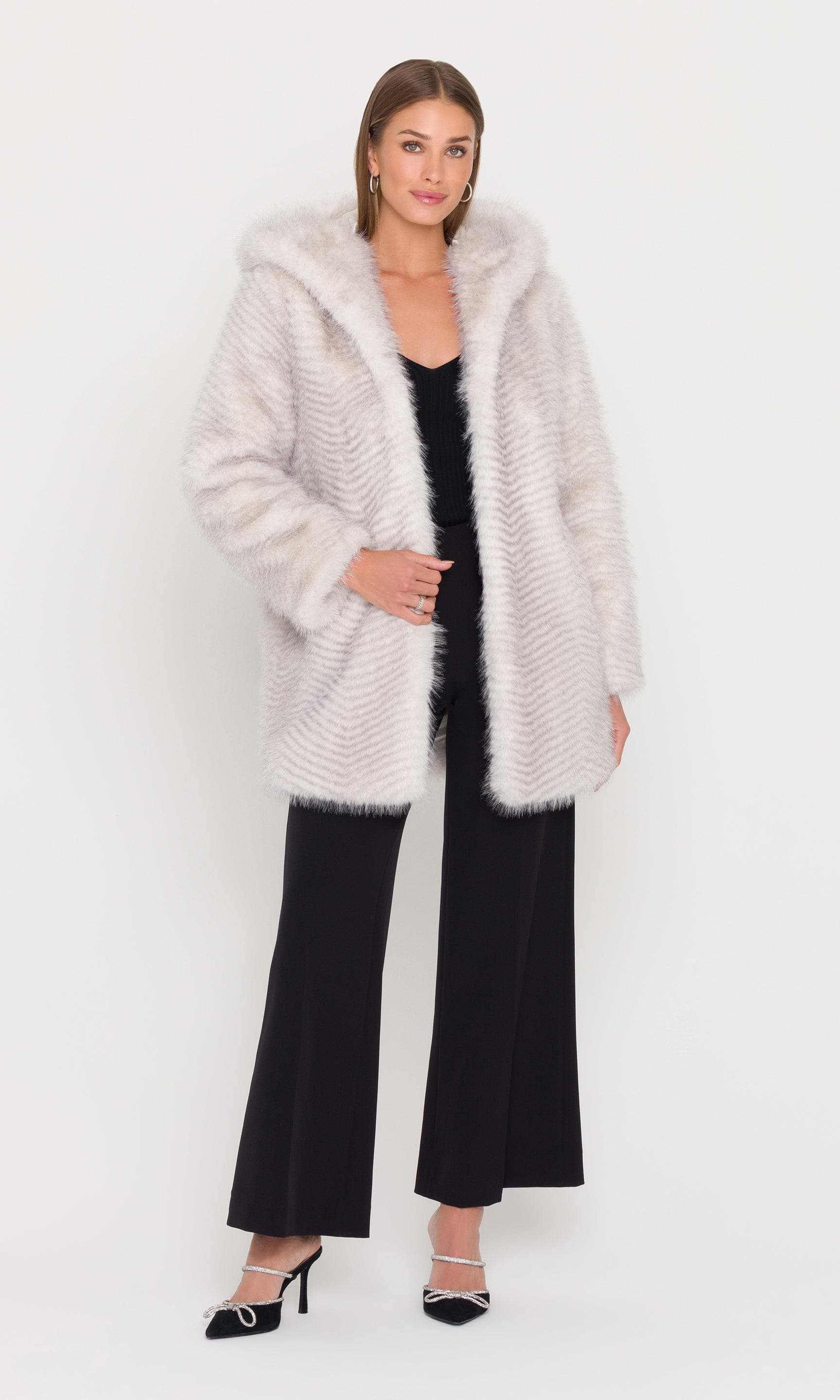 Eden Faux Fur Coat - image 2