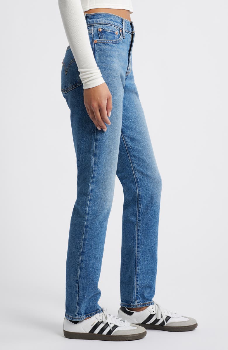 Levi's<sup>®</sup> Wedgie High Waist Slim Jeans, Alternate, color, City Slim