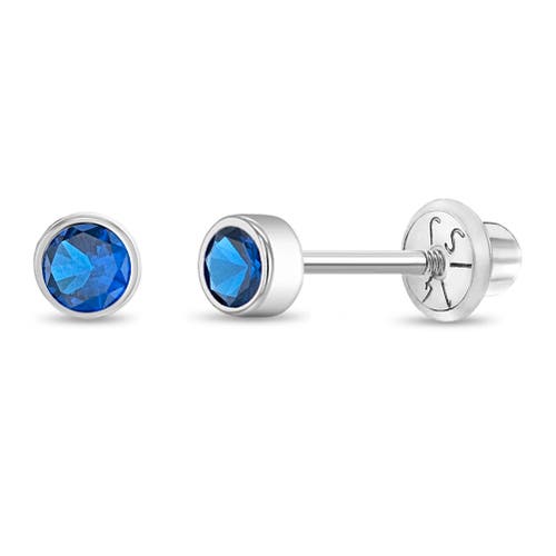 In Season Jewelry 14k Bezel Cubic Zirconia Earrings in September at Nordstrom