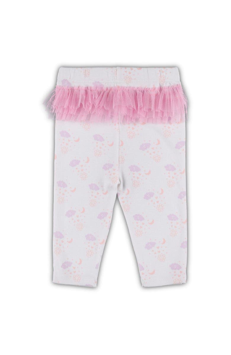 Outerstuff Girls Newborn & Infant White Kansas City Chiefs Spreading Love Bodysuit and Tutu Leggings Set, Alternate, color, 