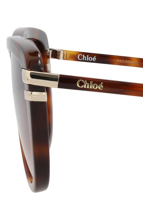 Chloé Square-frame Recycled Acetate Sunglasses In Brown