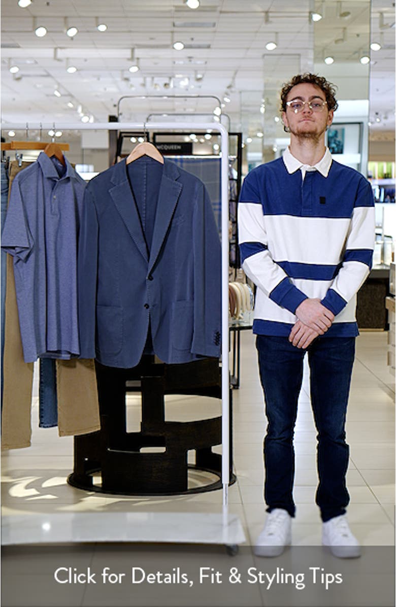 Washed Stretch Cotton & Silk Sport Coat, sales video thumbnail
