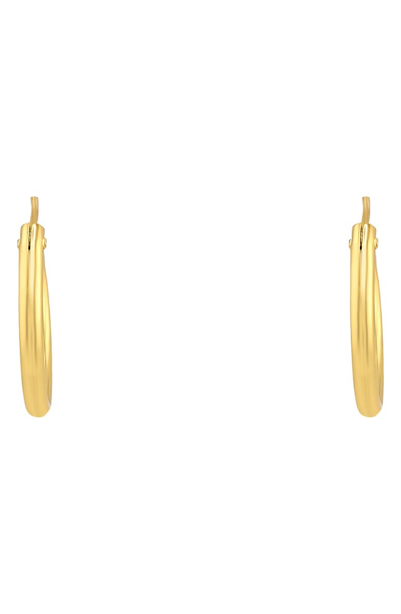 AMERICAN EXCHANGE Slim Hoop Earrings, Alternate, color, Gold