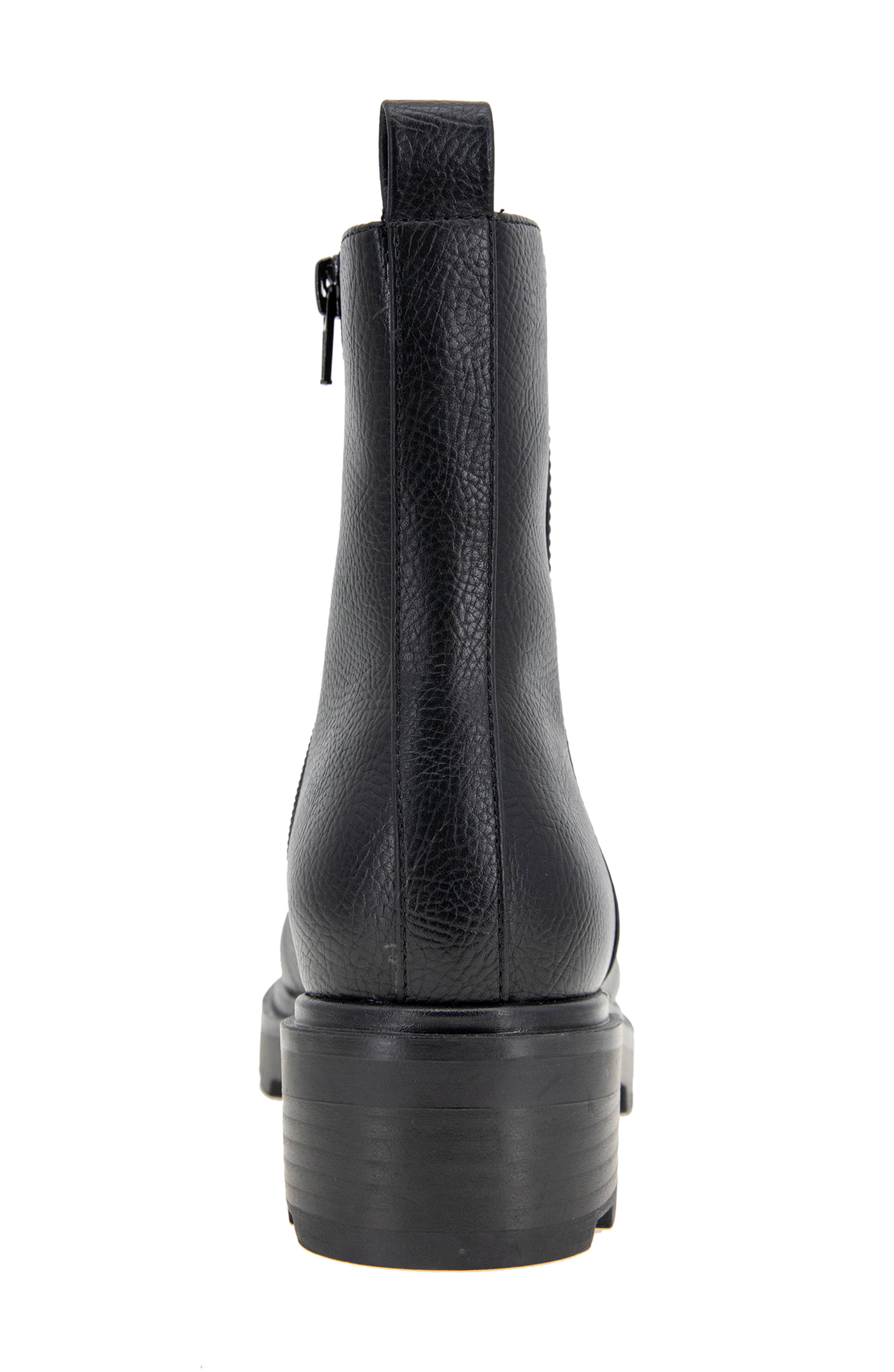 Kensie Emilia Lug Sole Boot, Alternate, color, Black