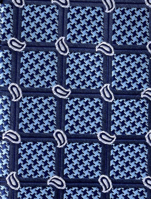 Oak Hill By Dxl Big & Tall Simple Paisley Grid Tie