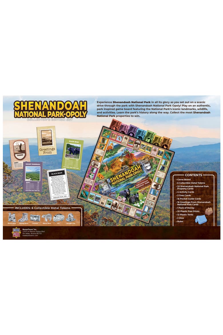 Shenandoah National Park Opoly, Alternate, color, Multicolor