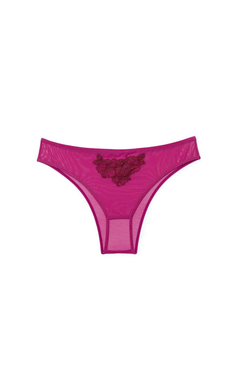 Adore Me Andy Cheeky Panties, Alternate, color, Dark Pink