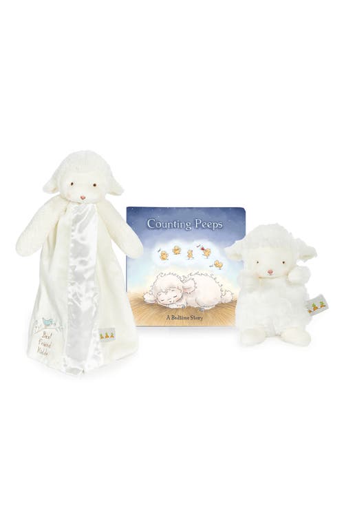 Bunnies by the Bay Sweet Little Lamb Baby Gift Set in White 