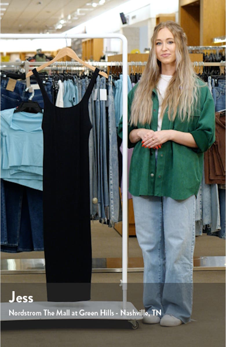 Valerie Twist Back Stretch Modal Rib Dress, sales video thumbnail