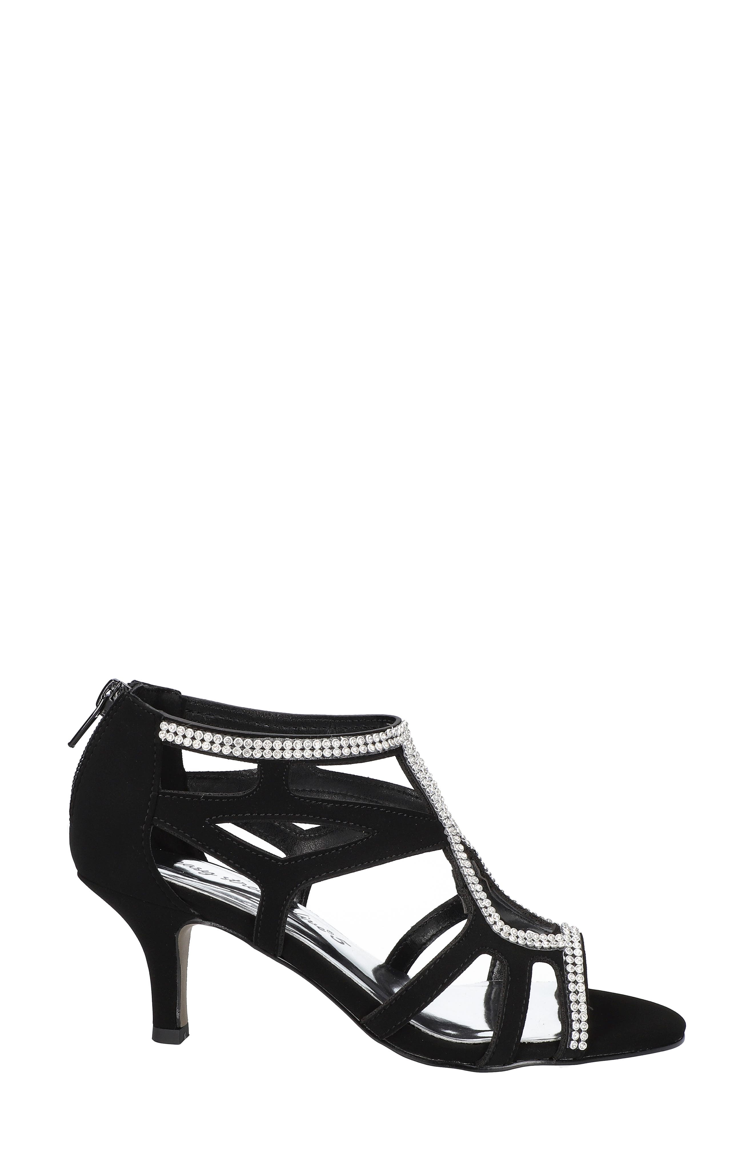 EASY STREET Flattery Cage Pump - Multiple Widths Available, Alternate, color, Black Suede