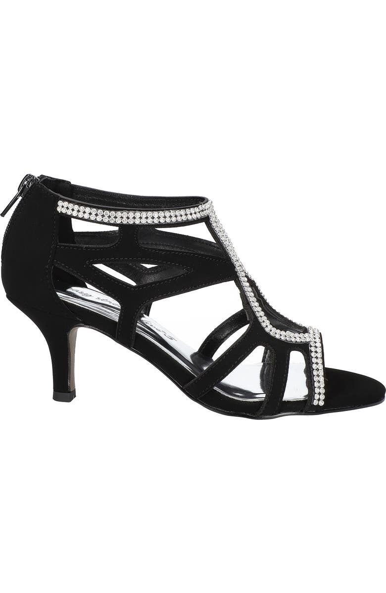 EASY STREET Flattery Cage Pump - Multiple Widths Available, Alternate, color, Black Suede