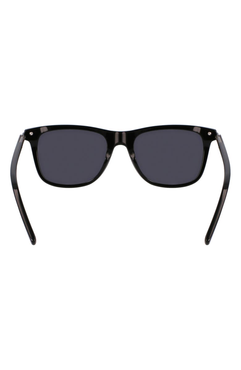 FERRAGAMO 54mm Modified Rectangular Sunglasses, Alternate, color, Black