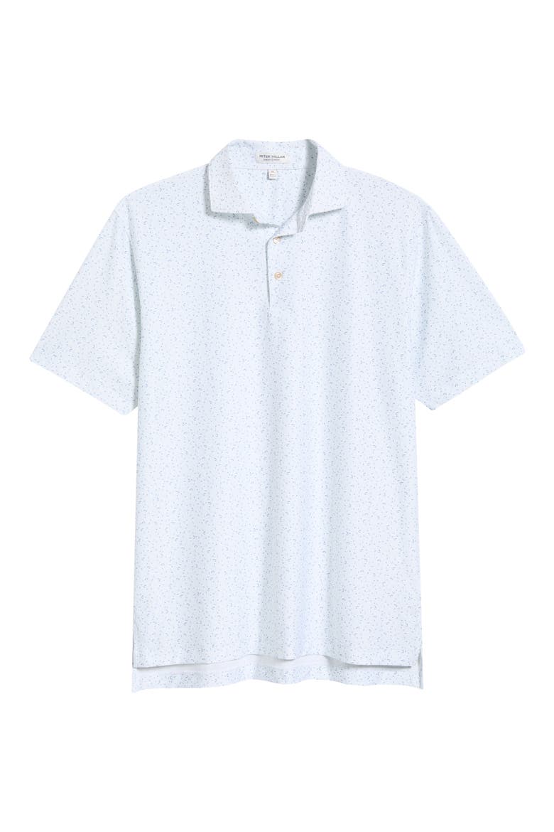 On the Line Performance Jersey Polo, Main, color, WHITE