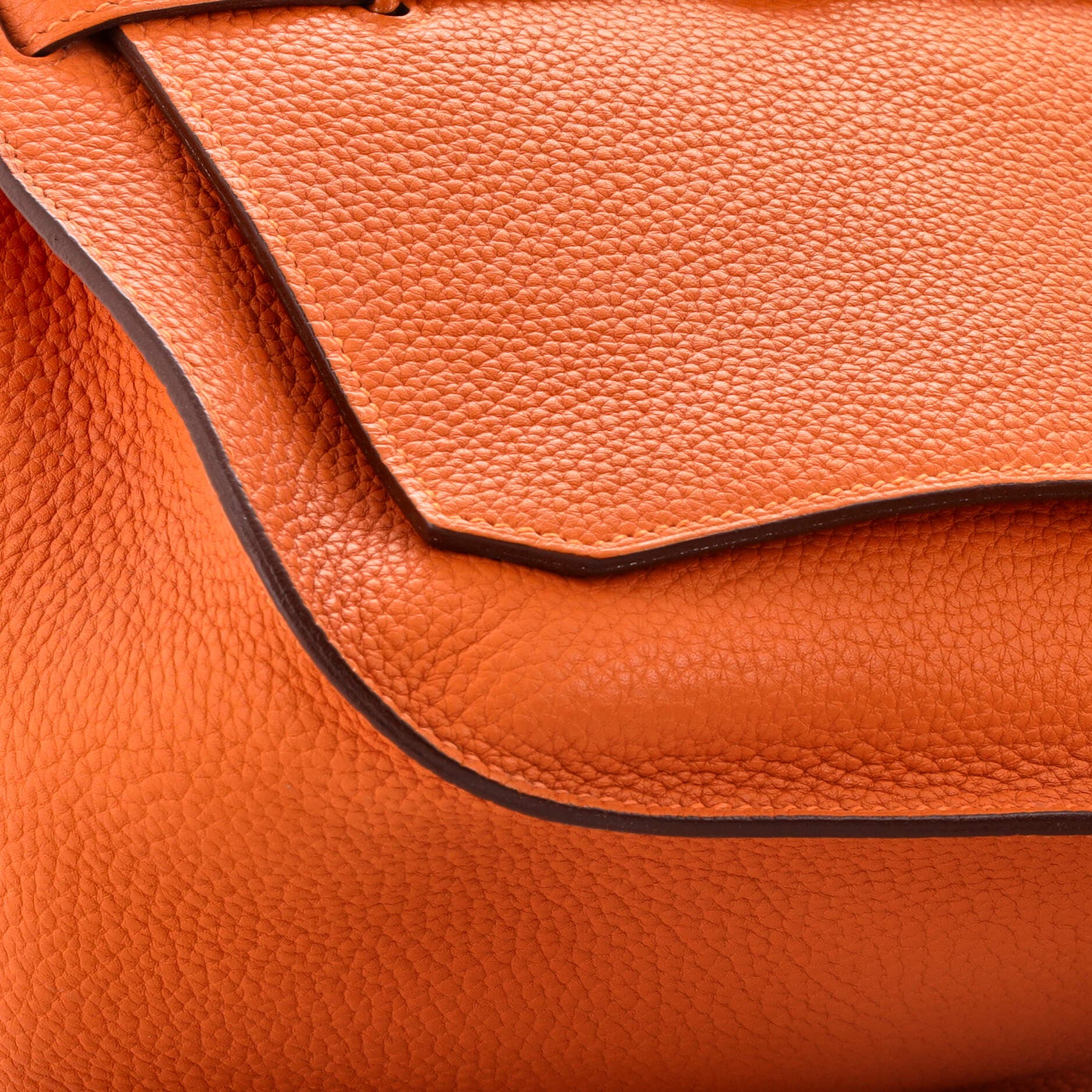 Pre-Owned Hermes Jypsiere Bag Clemence 28, Alternate, color, Orange H