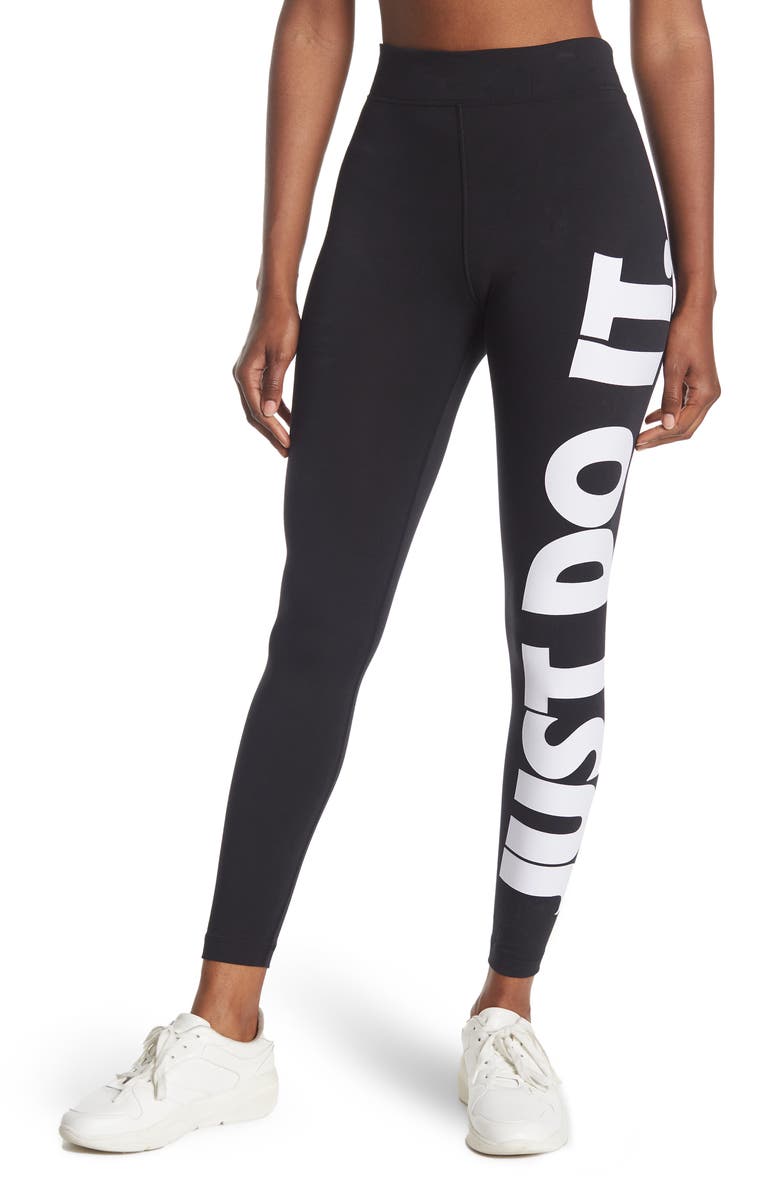 Nike Sportswear Essential High-Waisted Leggings, Main, color,