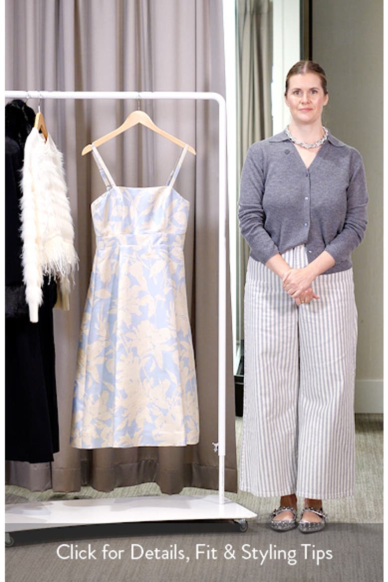 Metalllic Floral Dress video