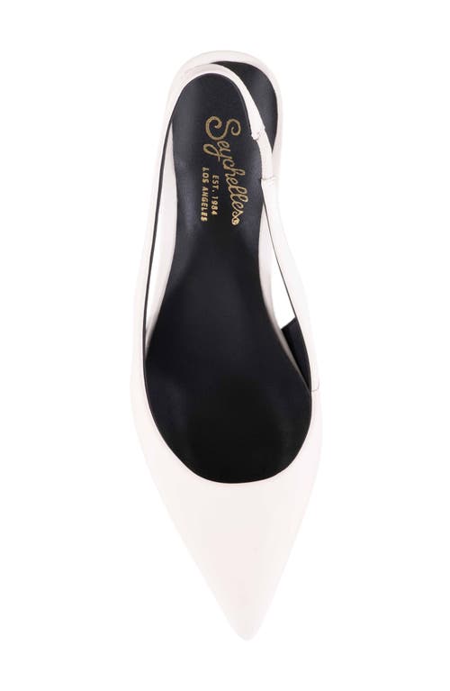 SEYCHELLES SEYCHELLES BROOKLYN KITTEN HEEL SLINGBACK PUMP