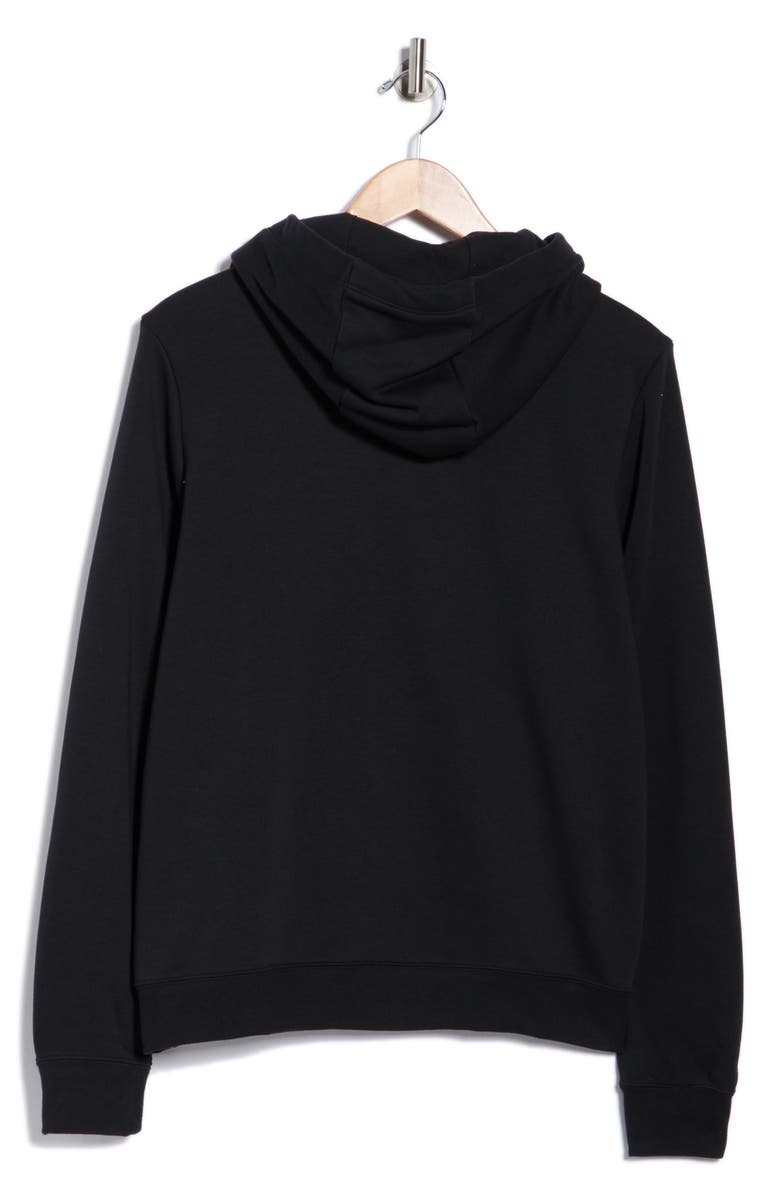 Nike Club Logo Fleece Pullover Hoodie, Alternate, color, Black/ Metallic Gold