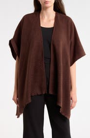 Vince Camuto Feather Soft Textured Woven Ruana