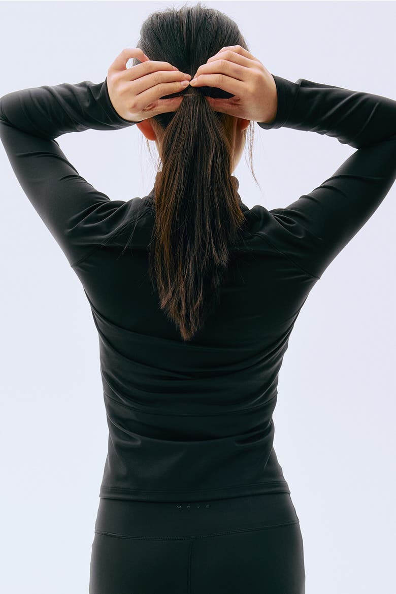 Activewear Jacket With Drymove, Alternate, color, Black