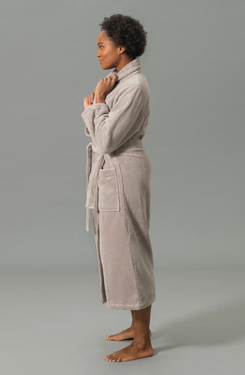 Matouk Milagro Cotton Terry Cloth Robe In Neutral