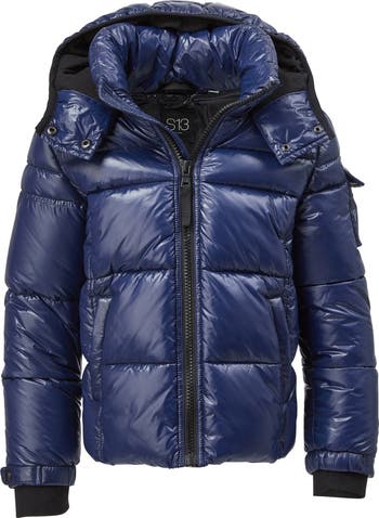 Kids' Gloss Downhill Hooded Puffer Jacket