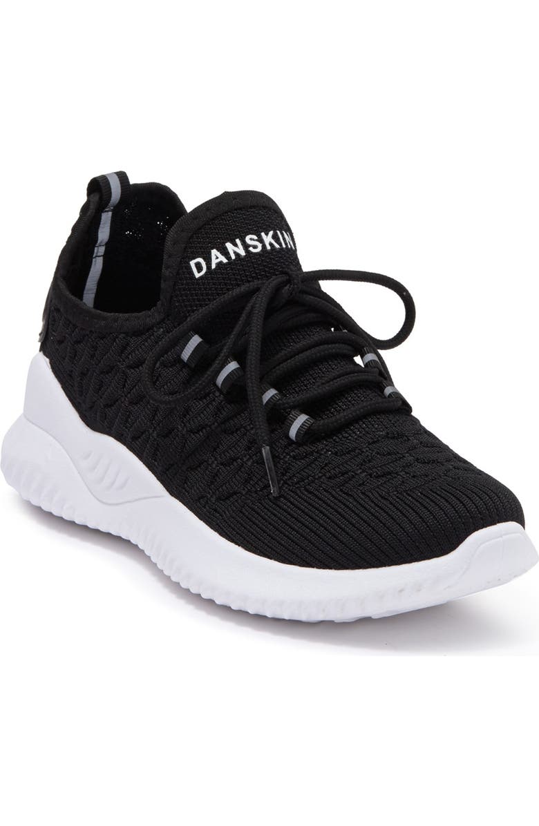 Danskin Scalloped Knit Sneaker, Main, color,