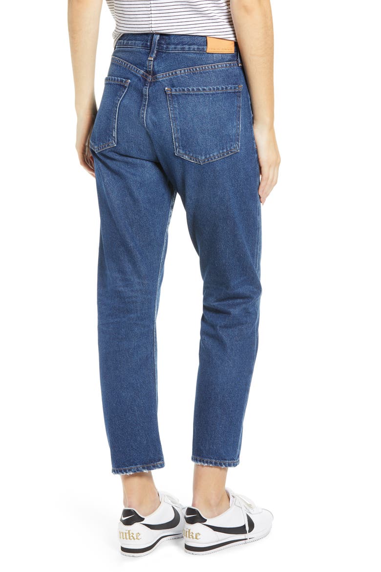 Crop Straight Leg Jeans, Alternate, color, WISH